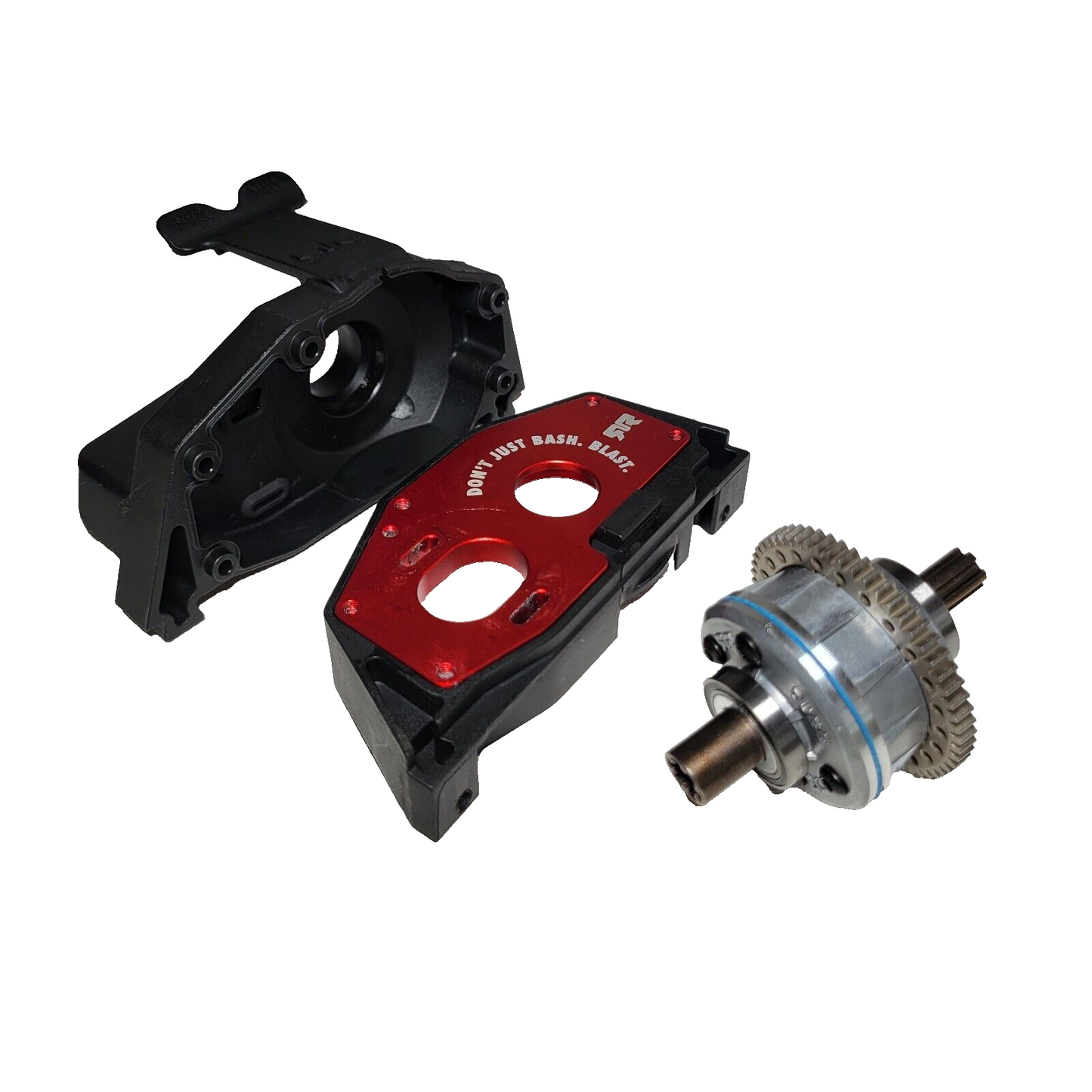 Arrma Typhon 4x4 223s BLX V4 Center Differential Diff 57T Spur Gear Motor Mount