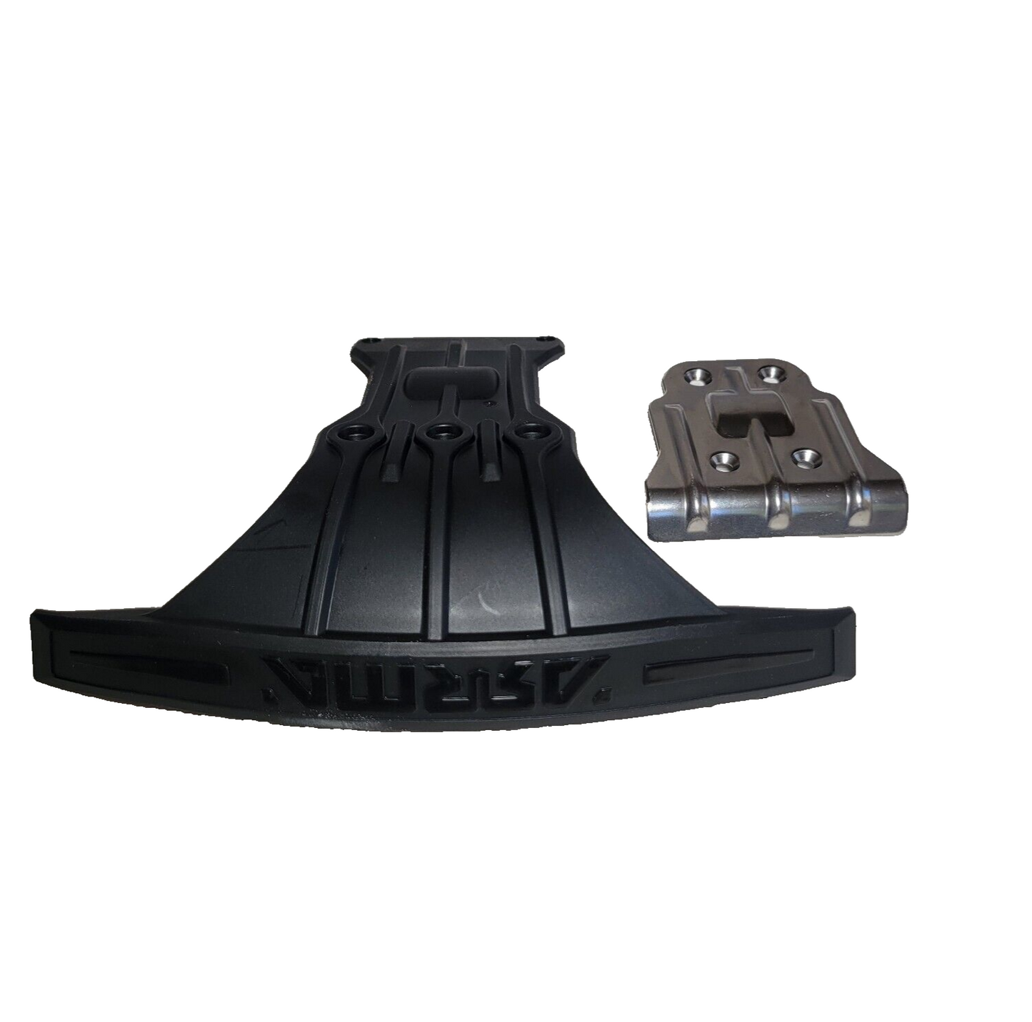 Arrma Kraton 6s V6 BLX Front Bumper & Skid / Metal Rear Skidplate ARA320625