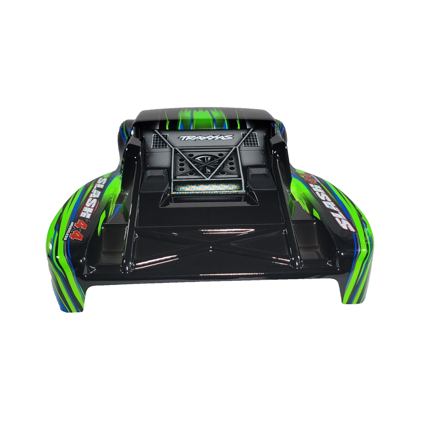 Fits Traxxas Slash 4x4 BL-2s Green Black Body w/ Clipless Mounts 4wd 2wd VXL XL5