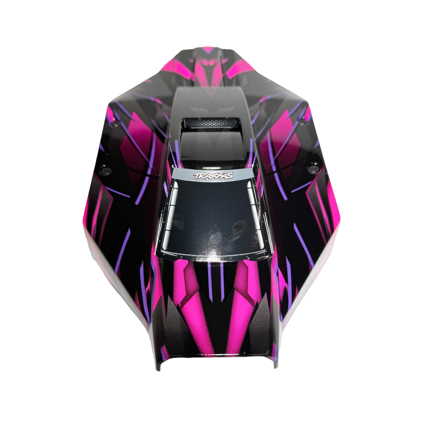 Fits Traxxas Jato 4x4 VXL Clipless Body Factory Painted Pink Black & Decals