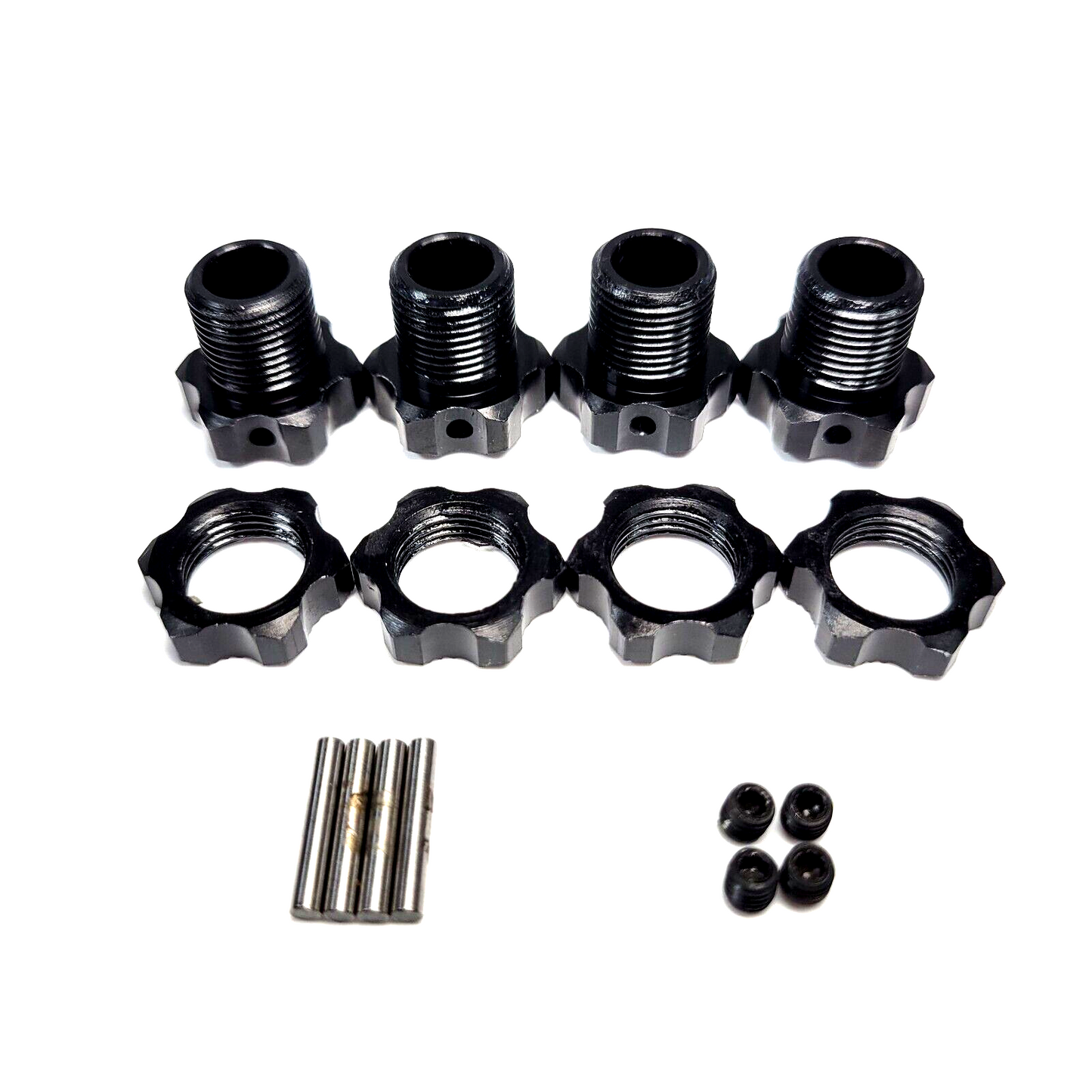 Team Associated Rival MT8 17mm Wheel Hex Set Hex Hubs, Nuts, Pins & Tool 25932