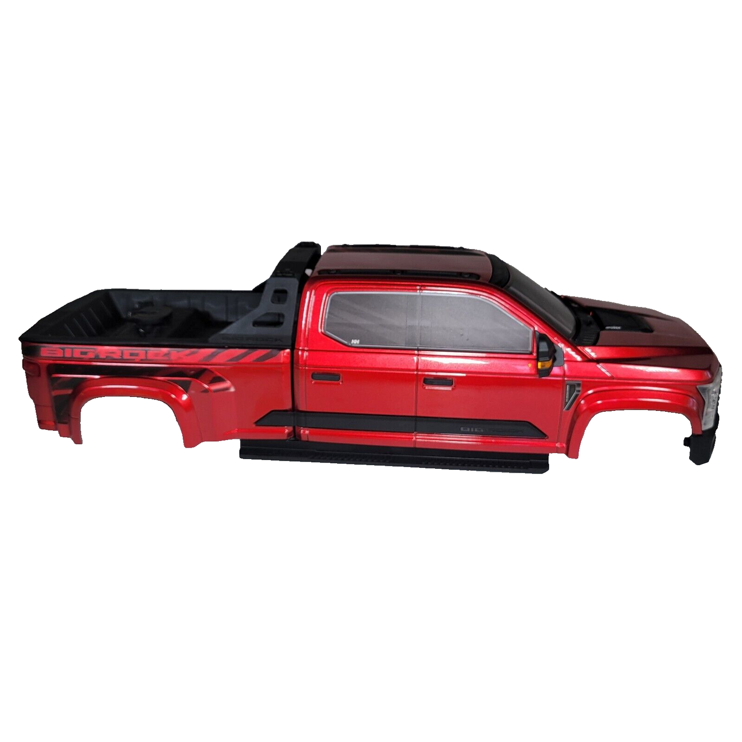 Arrma Big Rock 6s Body Red Factory Painted Deacled Complete Set Mirrors Cage