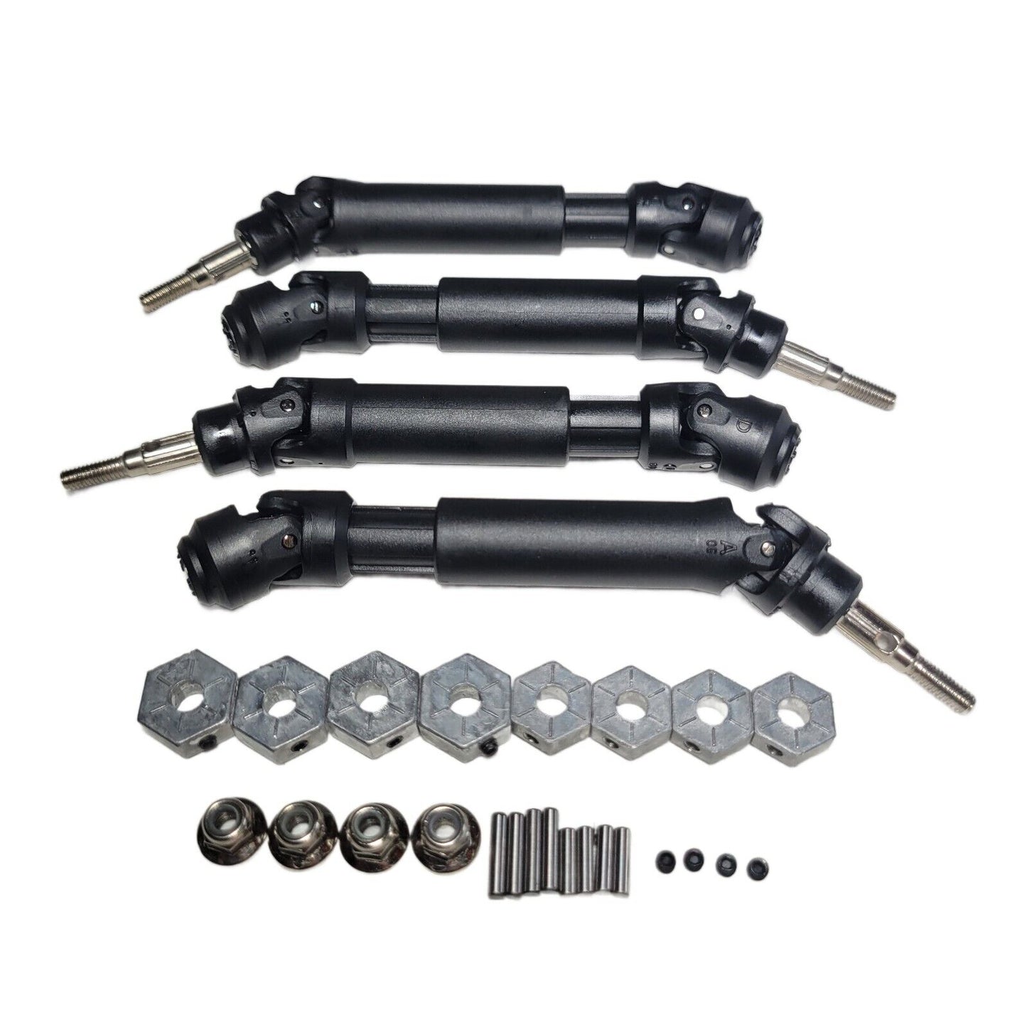 Arrma Vorteks 223s 4x4 BLX V4 Driveshafts 12mm / 14mm Hexes Axles Stubs Nuts Pin