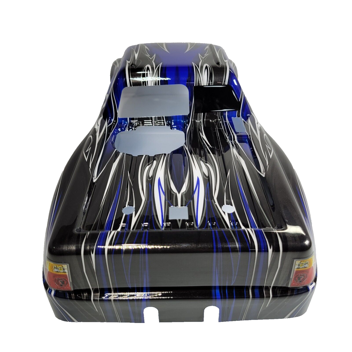 Fits Traxxas Revo 3.3 Body Blue & Black Factory Painted & Decals Nitro