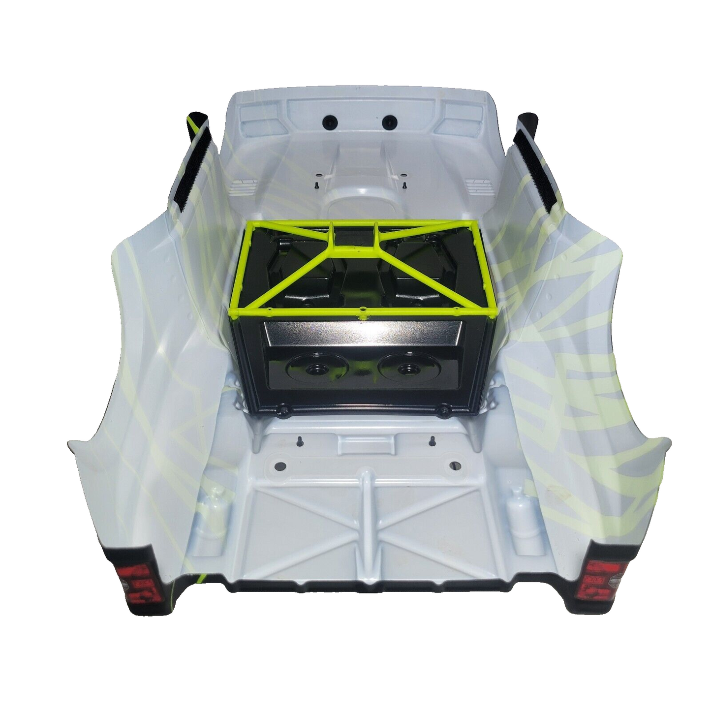 Arrma Mojave 6S BLX Yellow Black Painted Body Shell With Cage Interior ARA411002