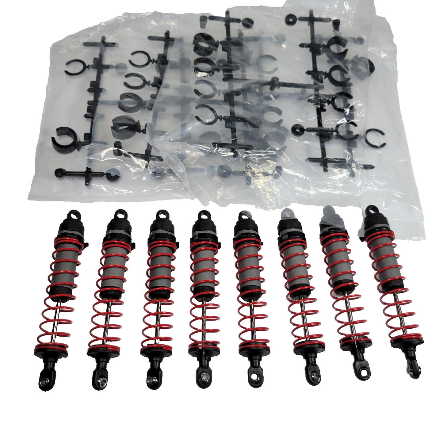 Fits Traxxas T-Maxx 2.5 4910 8 Shocks w/ Springs 3762A 4907 3.3 / 16.8 E-maxx