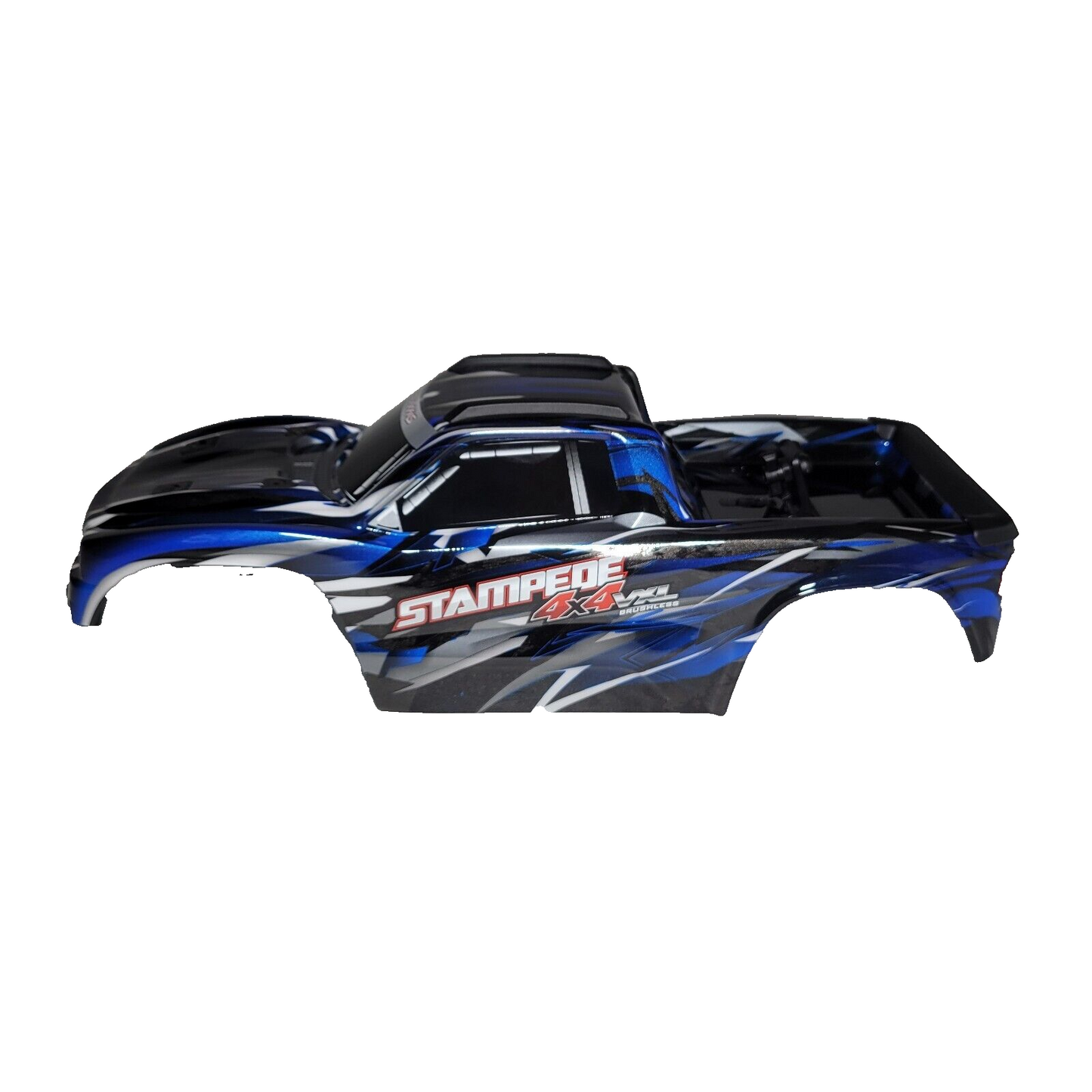 Fits Traxxas Stampede 4X4 VXL V2 Blue Grey Body Clip-Less Support Mount Hoss