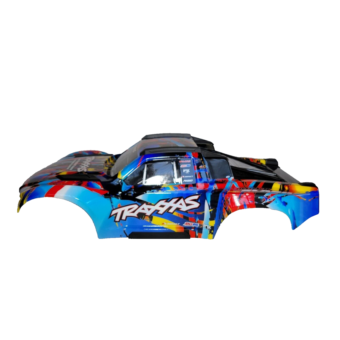 Fits Traxxas Maxx Slash Body Rock and Roll Clipless Factory Painted Decals 10211