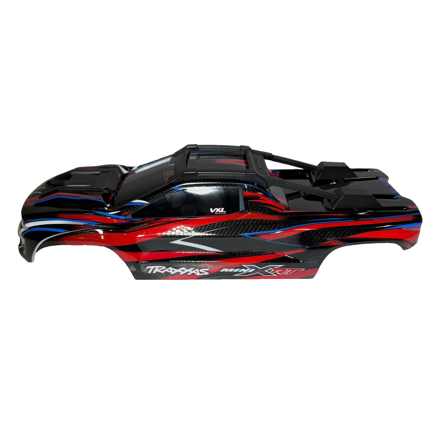 Fits Traxxas Mini XRT Clipless Body Factory Painted Red Black Decals