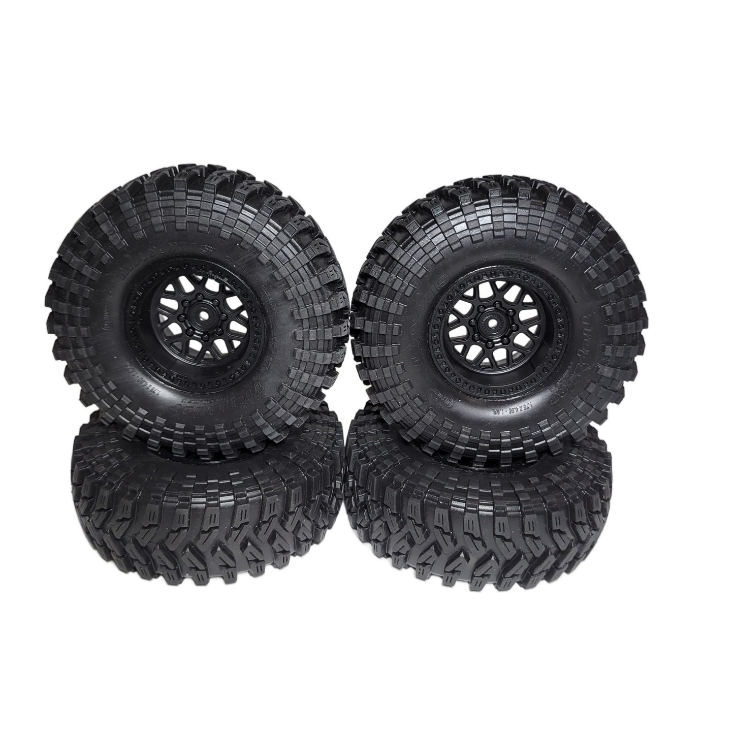 Axial SCX10 iii Coyote Maxxis Trepador G8 Tires 1.9" KMC 12mm Wheels Front Rear
