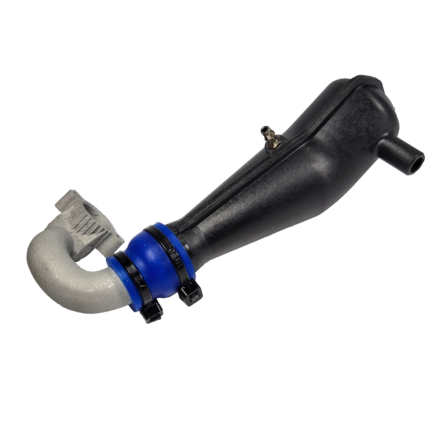 Fits Traxxas T-maxx 2.5 Exhaust Pipe & Aluminum Header w/ Wire Mounting Bracket