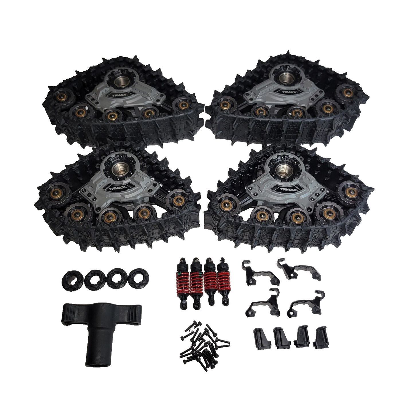 Fits Traxxas TRX-4 Traxx Deep-Terrain Track Set (4) Assembled Blazer Bronco