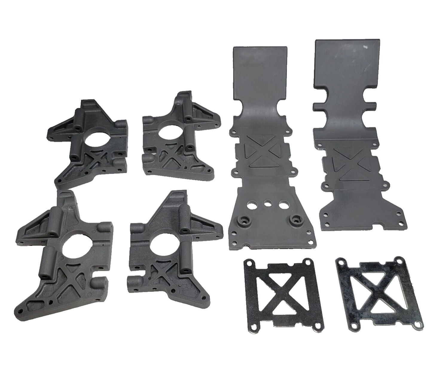Fits Traxxas T-Maxx 2.5 Front Rear Bulkheads Brace Bulkhead Skid Plates 3906