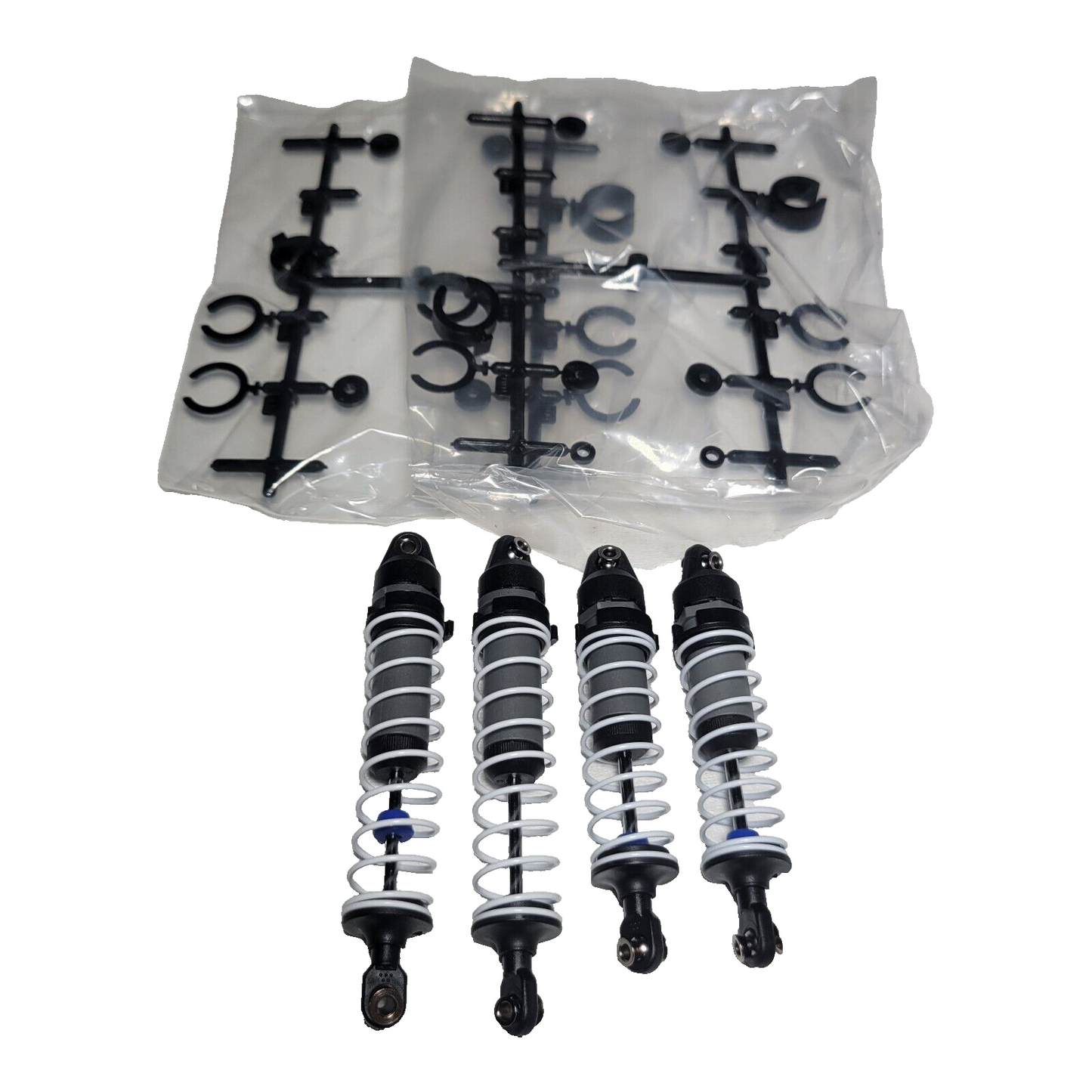Fits Traxxas Stampede 4x4 BL-2s Shocks Front / Rear Dampers & Springs VXL Hoss