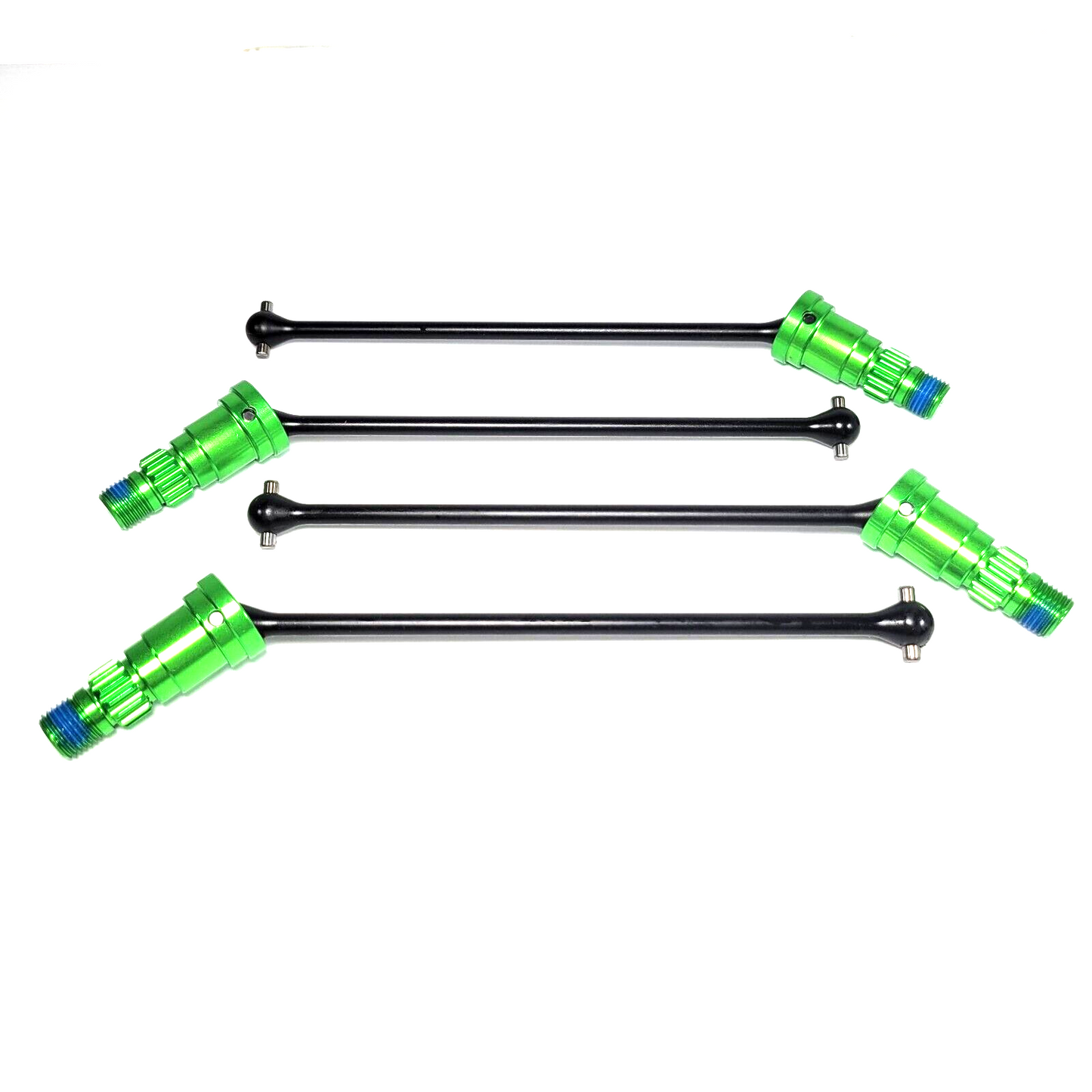 Fits Traxxas X-Maxx Drivehsafts Steel H/D Green Stub Axles Front & Rear 8s 7750X
