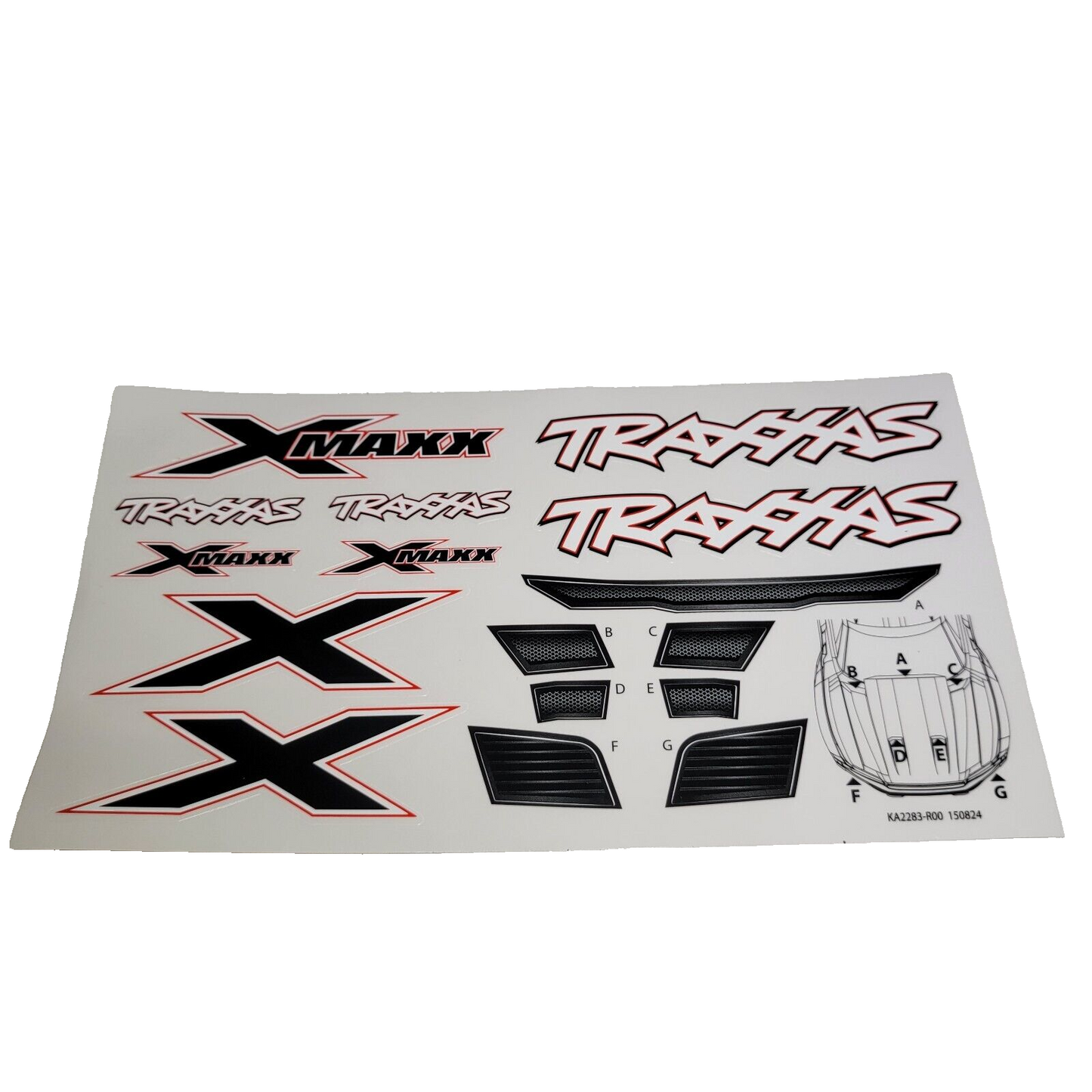 Fits Traxxas X Maxx Body Painted Green Blue Black Internal Support Mount 8s