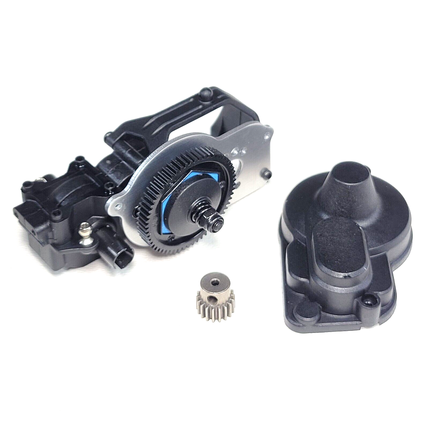 Losi Mini B Pro Transmission Gearbox Complete Spur & Pinion Gear Motor Mount