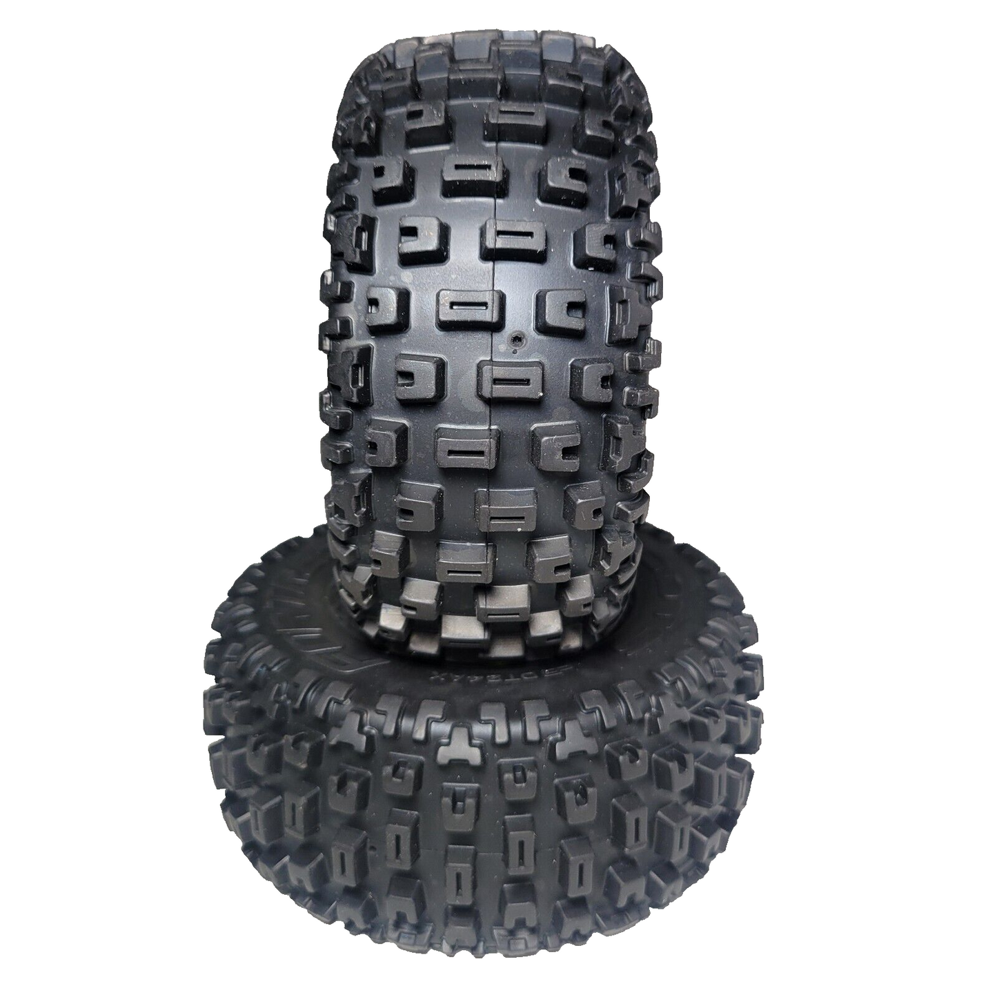 Arrma Mojave 6s BLX Tires & 17mm Yellow Wheels Dboots Fortress Desert Truck 1/7