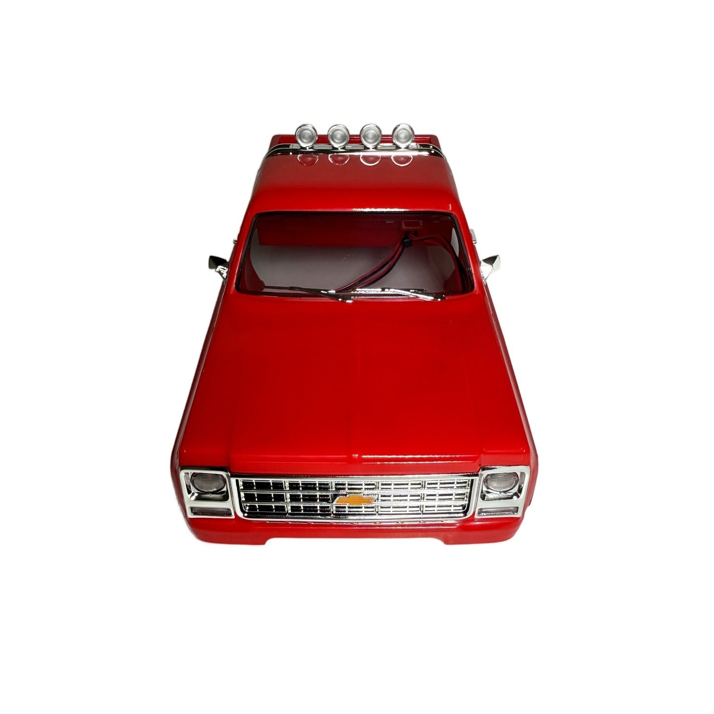 Fits Traxxas Trx-4m High Trail K10 Red Body Factory Painted & Led Lights 1/18