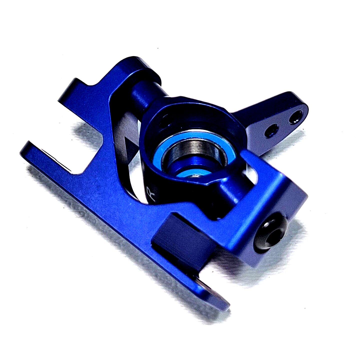 Fits Traxxas Ultimate Rustler 4x4 Blue Aluminum Knuckles Hub Bearing Carriers
