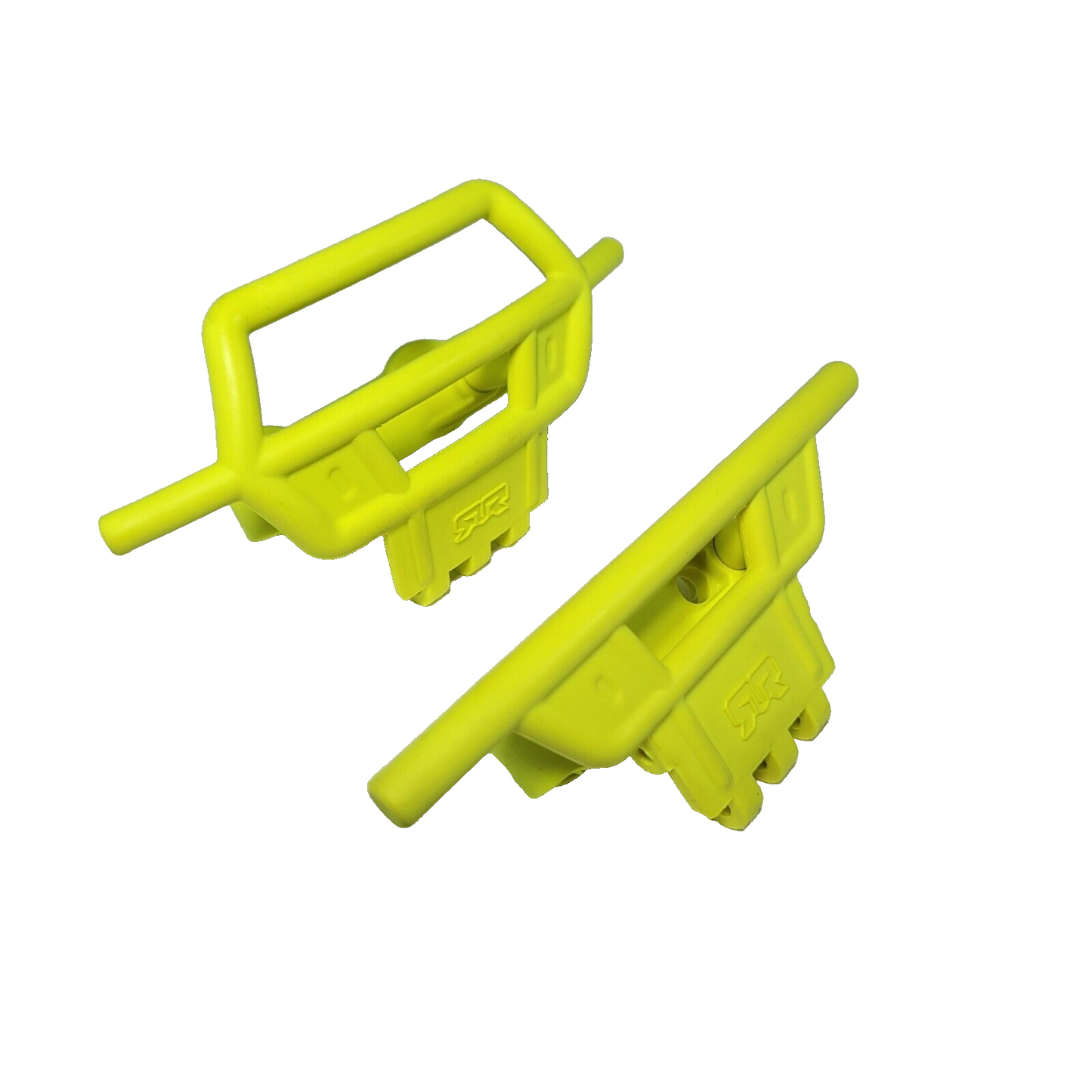 Arrma Gorgon Front & Rear Skid Plates Bumpers Set Yellow Mount Battery Door Tray