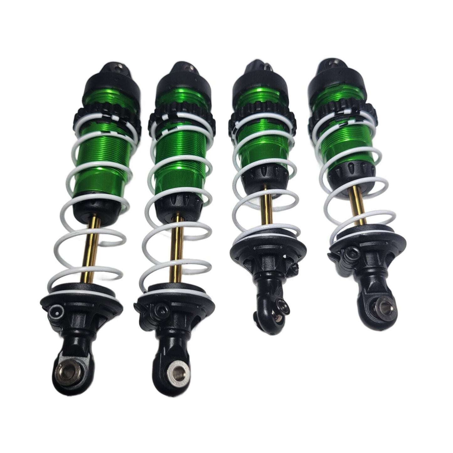 For Traxxas Rustler Ultimate GTR Shocks Green Aluminum Front Rear Slash Hoss 4x4