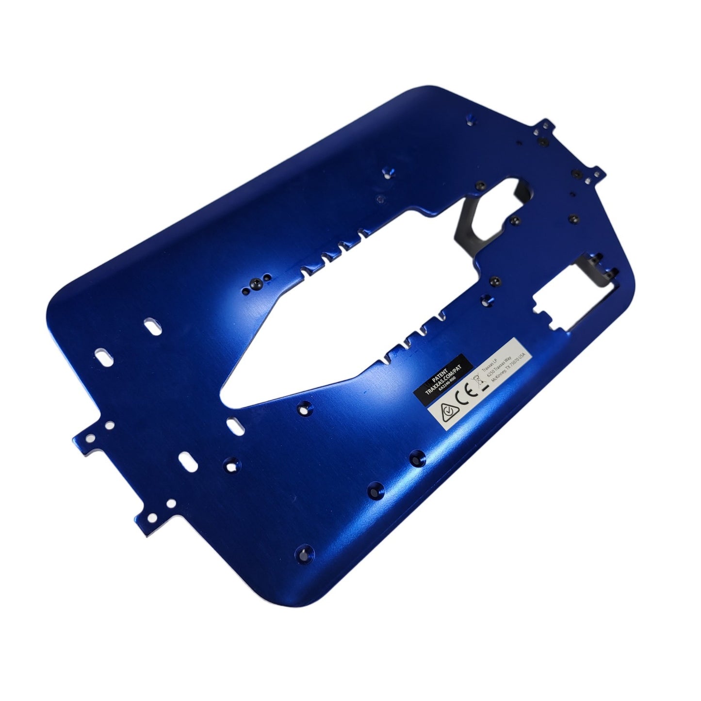 Fits Traxxas T-Maxx 3.3 Blue Aluminum Chassis Plate Braces Servo & Engine Mount