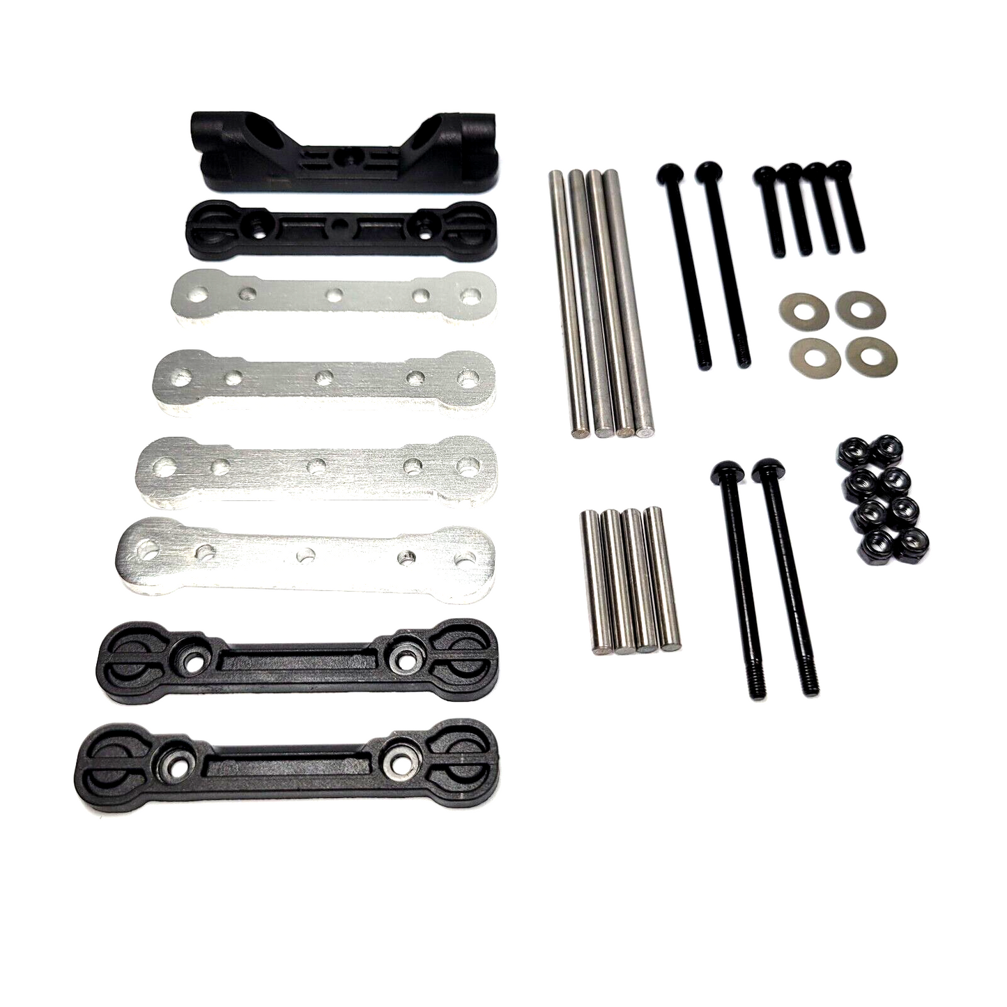 Redcat Kaiju EXT Front Rear Lower A-Arm Hinge Pins Mounts Washers & Covers 1/8