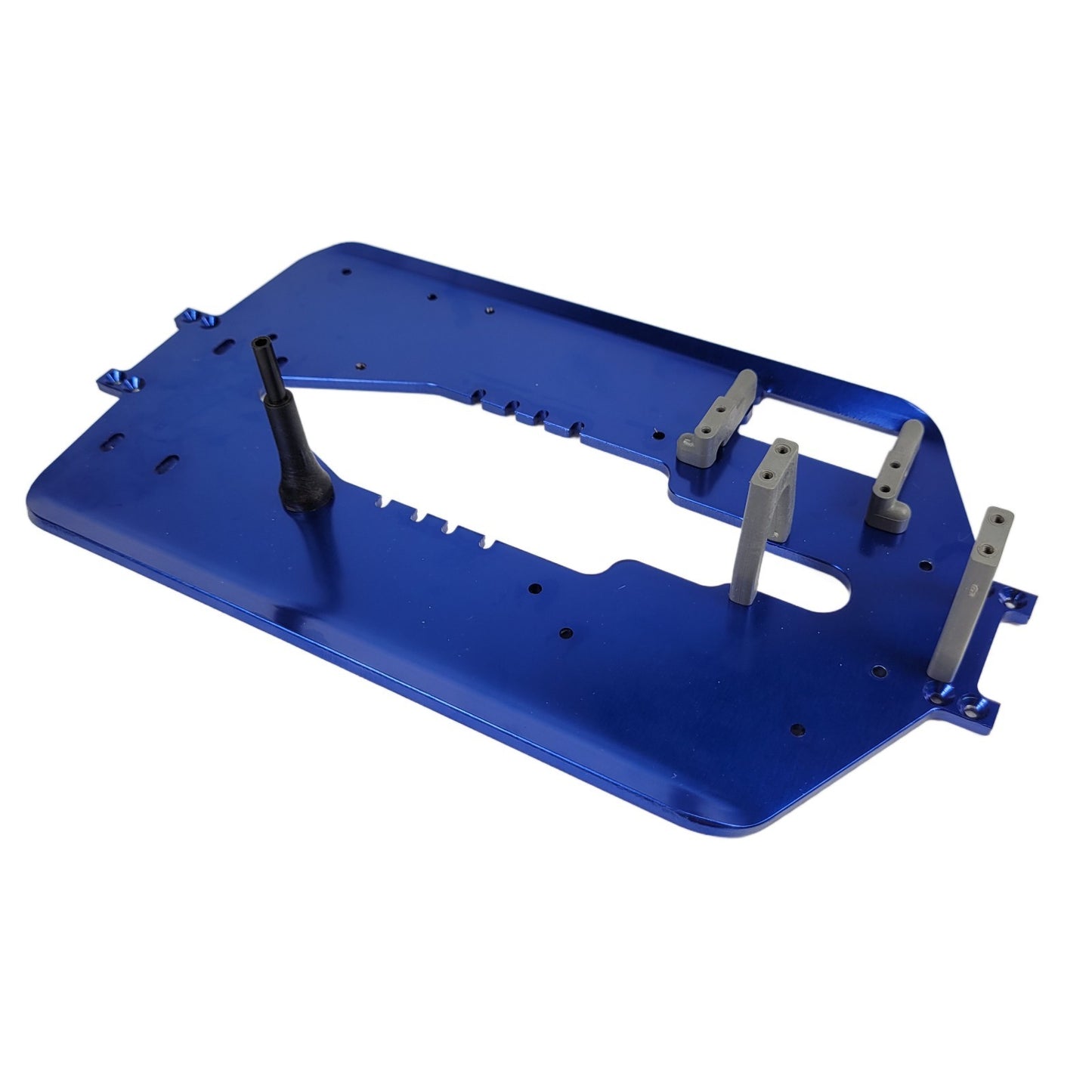 Fits Traxxas T-Maxx 3.3 Blue Aluminum Chassis Plate Braces Servo & Engine Mount
