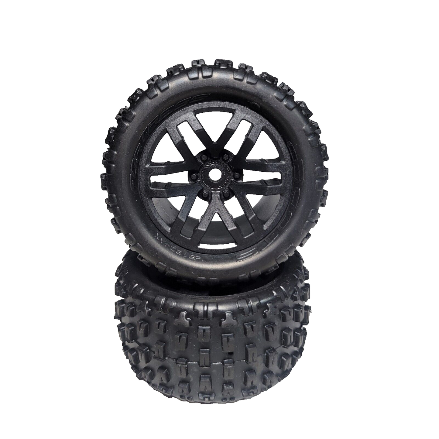 Arrma Granite Grom 1/18th Tires Dboots Fortress & Black 12mm Wheels ARA550112