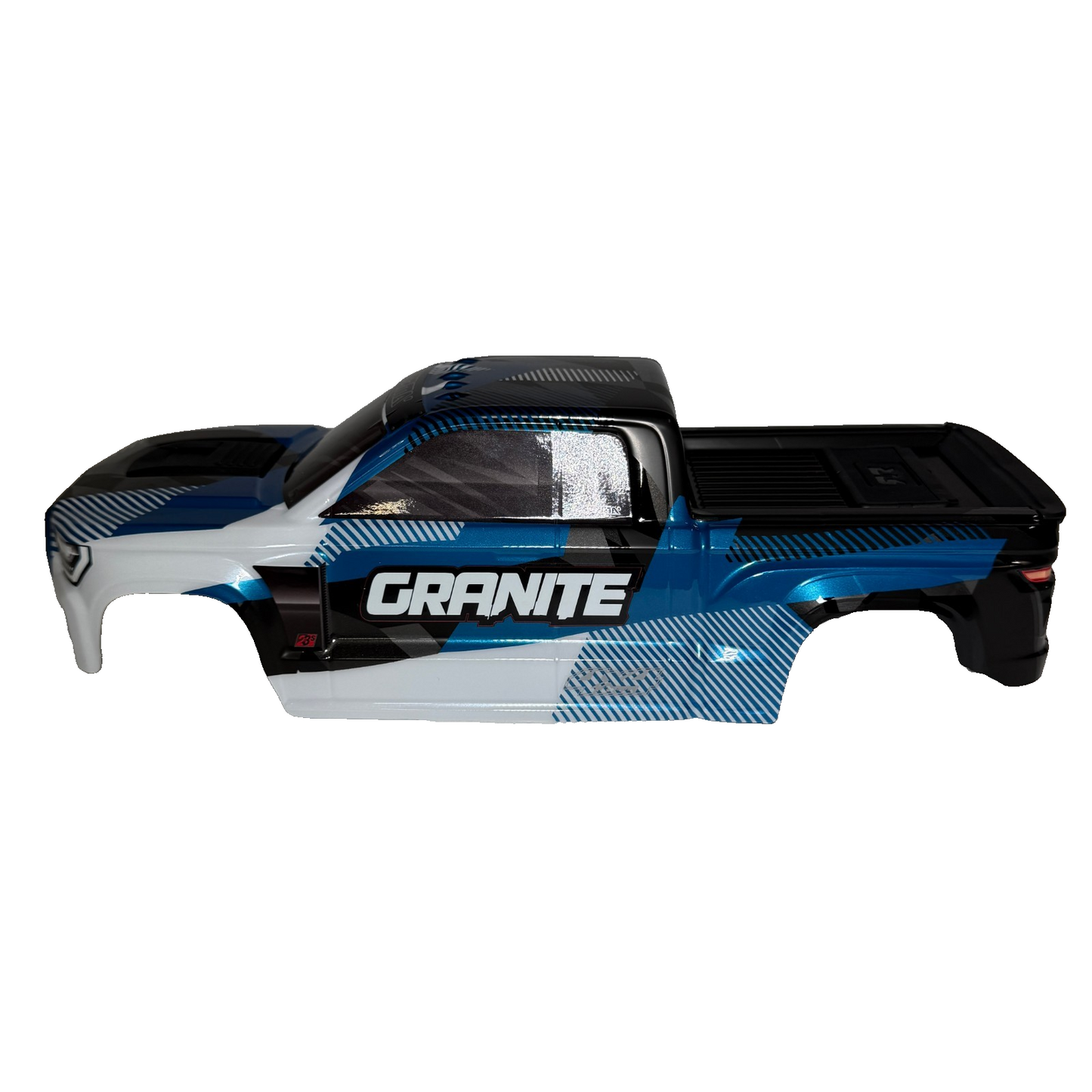 Arrma Granite 4x4 223s V4 CLIPLESS Body Shell Blue Black White Factory Painted