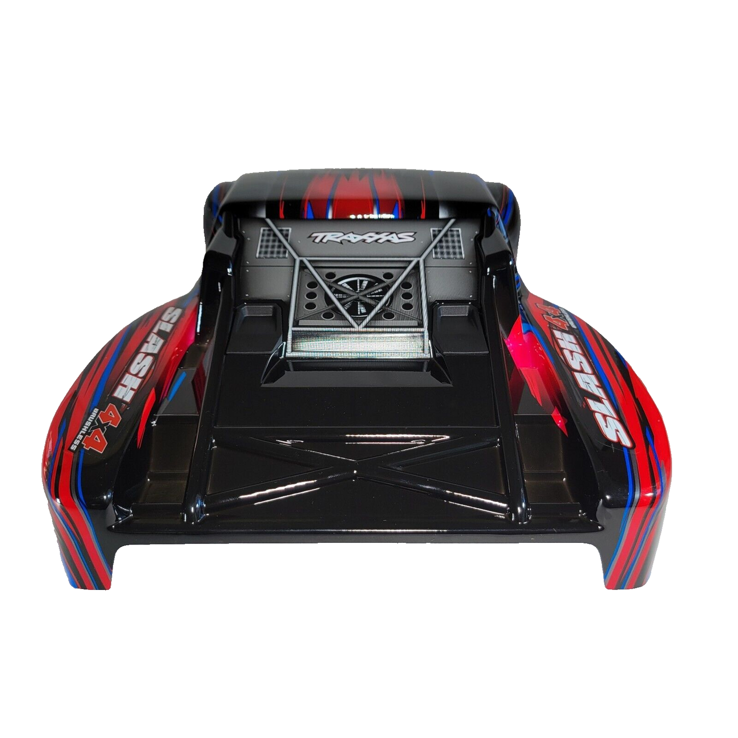 Fits Traxxas Slash 4x4 BL-2s Red Black Body w/ Clipless Mounts 4wd 2wd VXL XL5