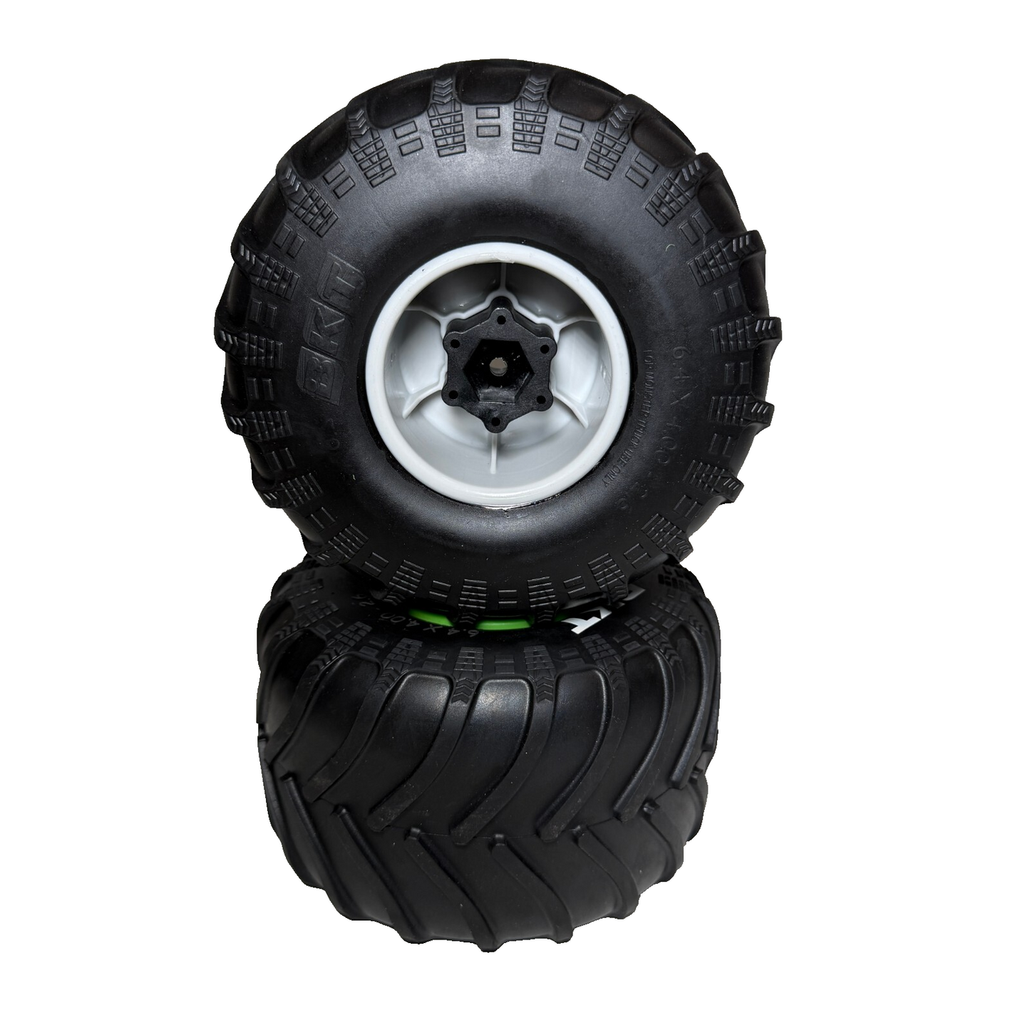 Losi LMT GraveDigger 1/8 2.0 BKT Tires Monster Truck & 17mm Green Wheels