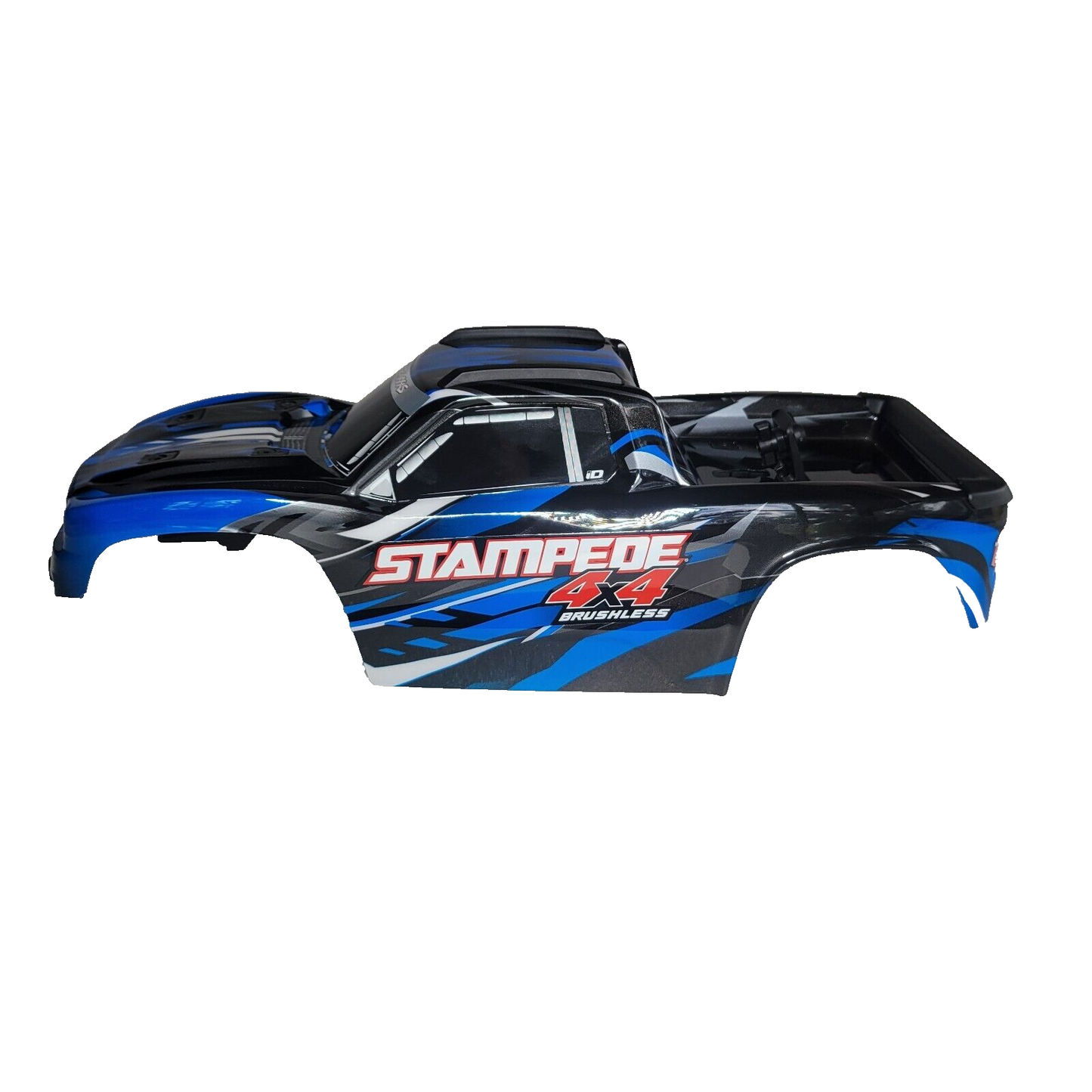 Fits Traxxas Stampede 4X4 BL-2s V2 Blue Black Body Clip-Less Support Mount VXL