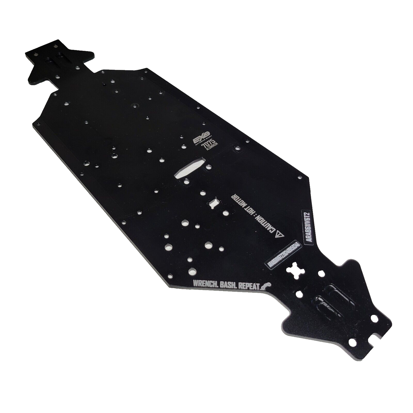 Arrma Notorious 6s V6 EXB Black Aluminum Chassis SWB Outcast Typhon ARA320572