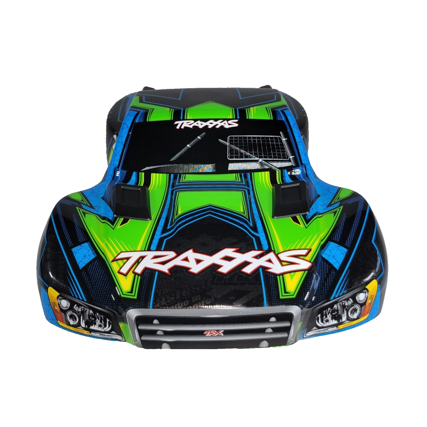 Fits Traxxas Slash Ultimate 4x4 Green Blue Clipless Body w/ Mounts VXL / 2wd
