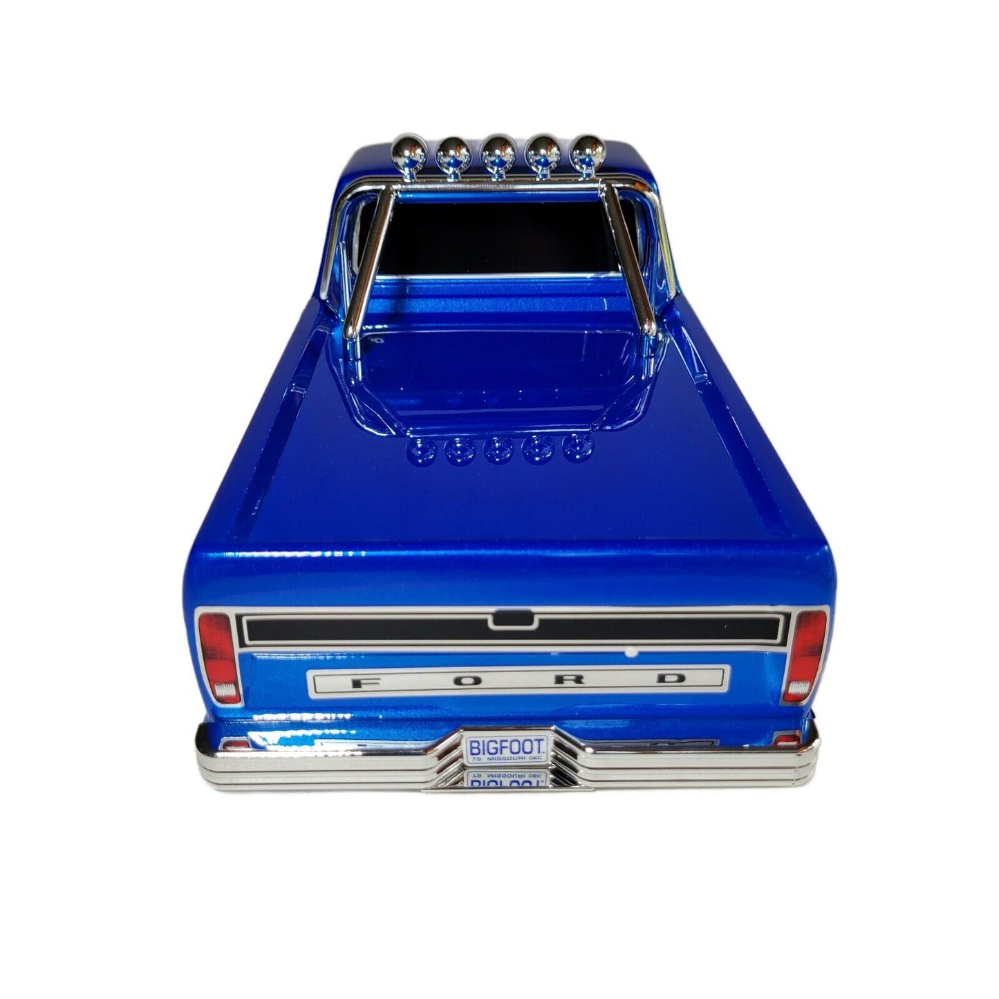 Fits Traxxas Bigfoot Blue Clipless Body Bumper Roll Bar & Mount Stampede 2wd XL5
