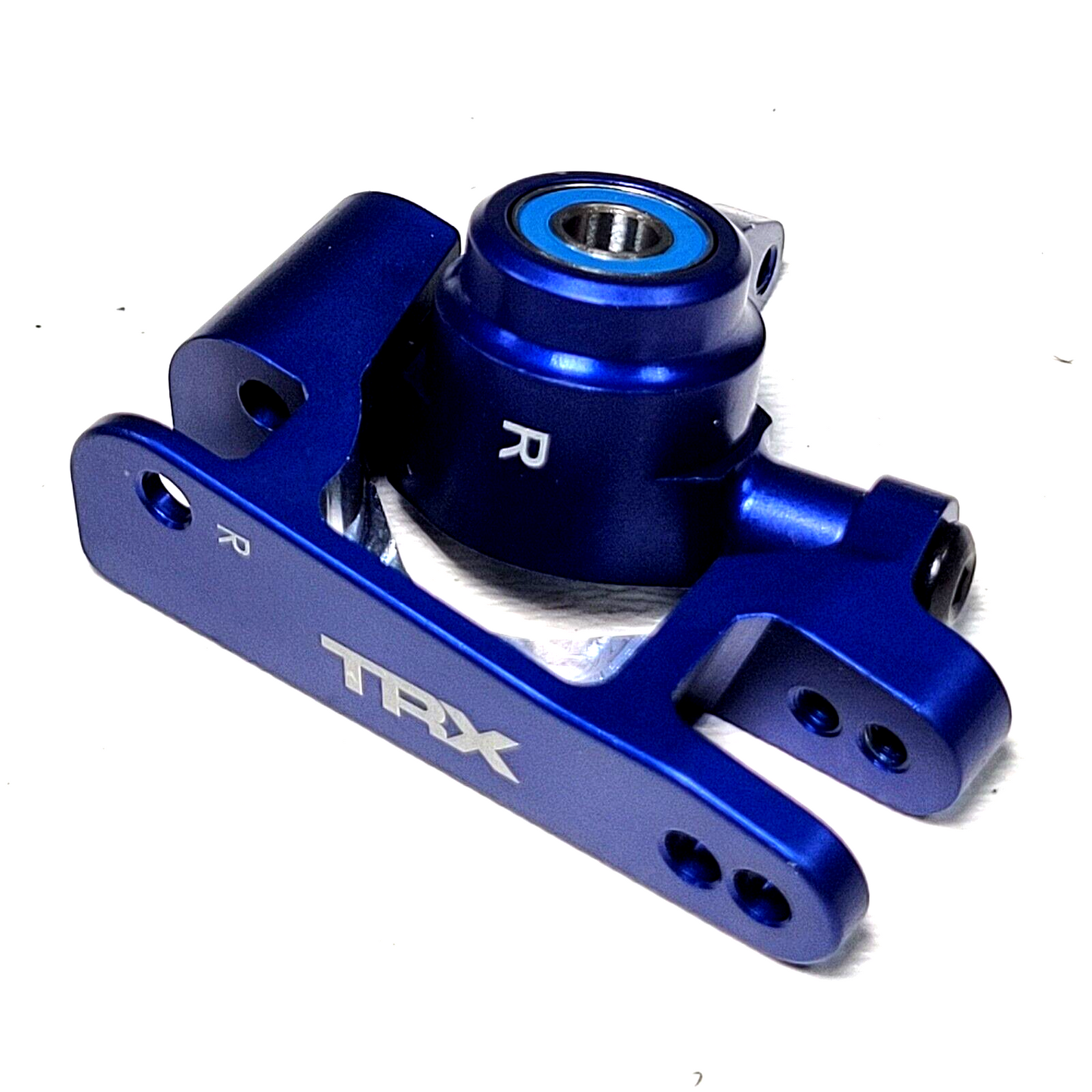 Fits Traxxas Ultimate Rustler 4x4 Blue Aluminum Knuckles Hub Bearing Carriers