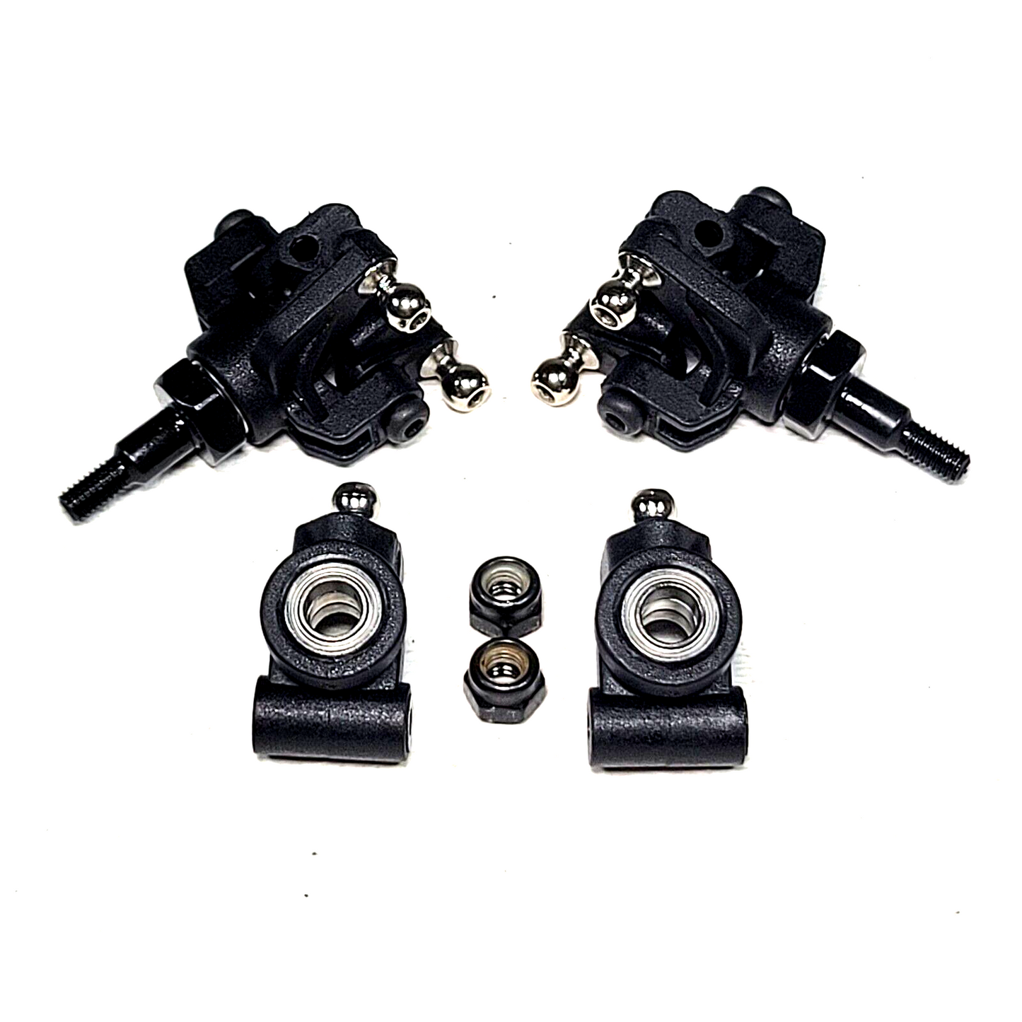 Losi Mini B Knuckles Hub Carriers Caster Block Spindle With Bearings Mini T 2.0