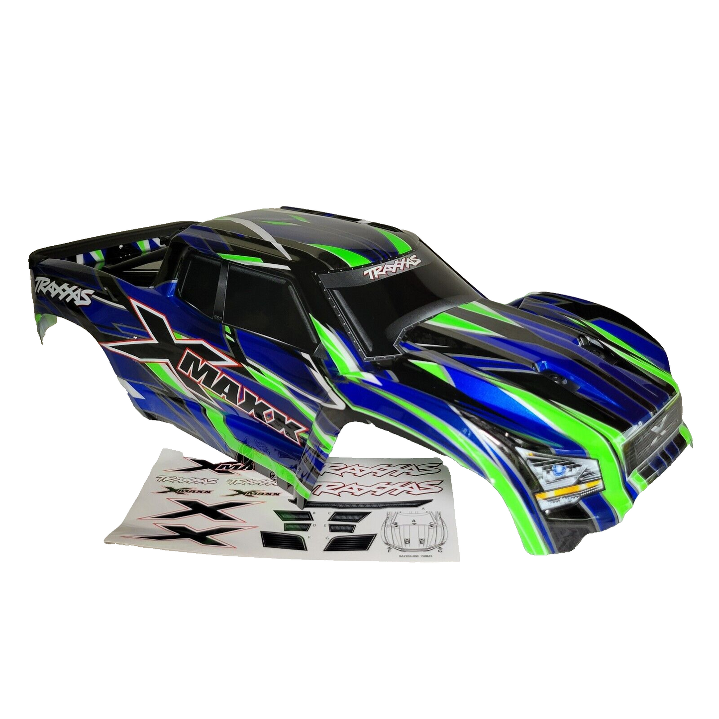 Fits Traxxas X Maxx Body Painted Green Blue Black Internal Support Mount 8s