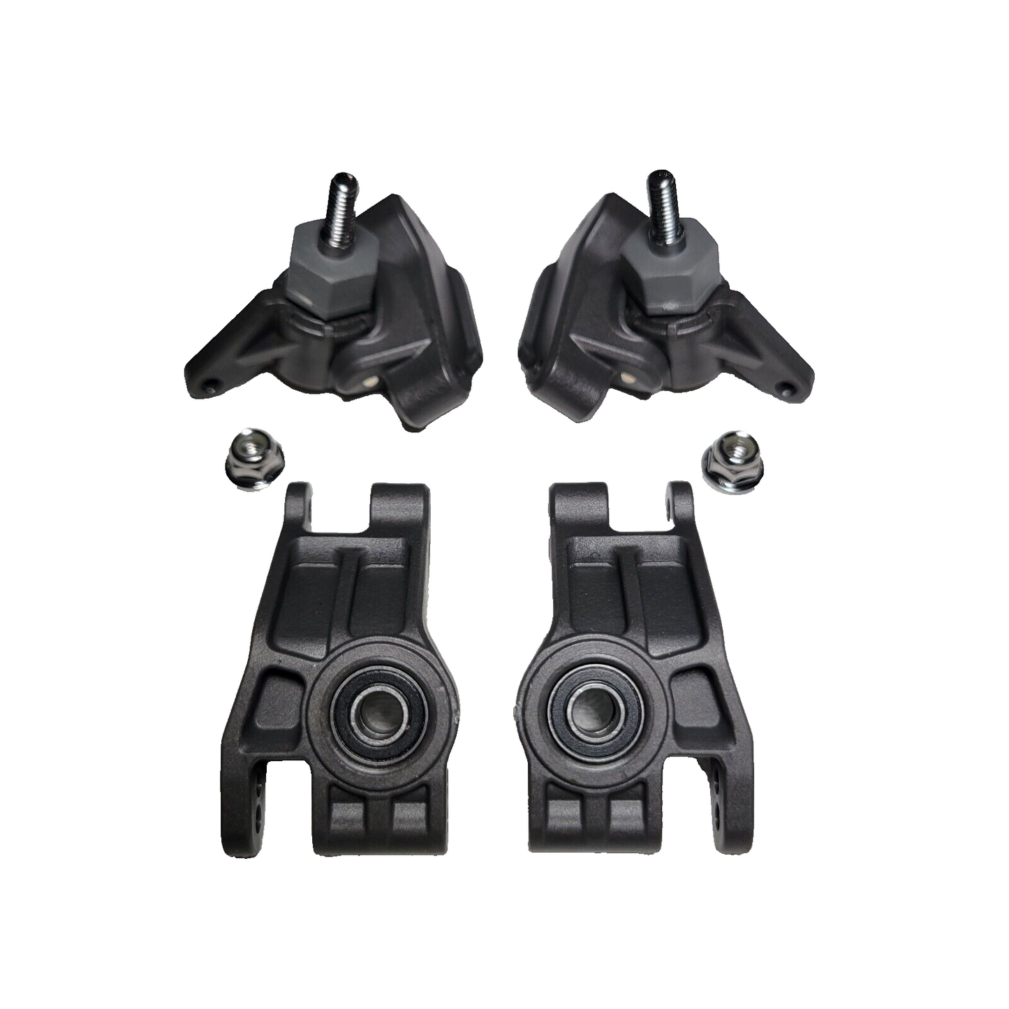 Fits Traxxas Slash Raptor 2wd HD Front Rear Carrier Steering Knuckle Block Hubs