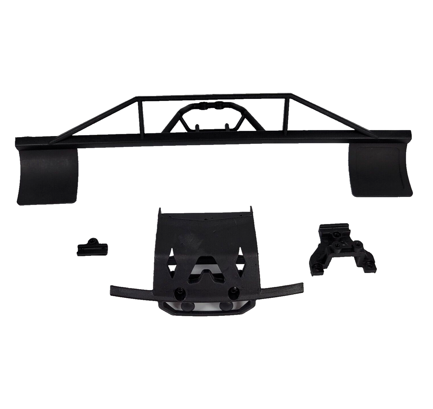 Redcat Racing Blackout SC Short Course Bumpers Front Rear With Mounts / 4x4 Pro