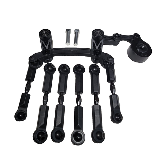 Arrma Senton 4x4 BLX 223s Steering Bellcrank 25T Servo Saver Linkage Turnbuckles