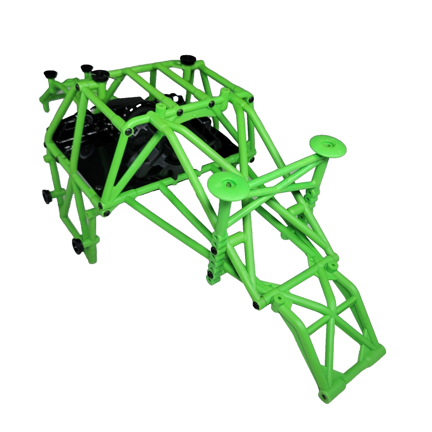 Losi LMT Grave Digger 1/8th Green Roll Cage & Driver Complete Set LOS241027