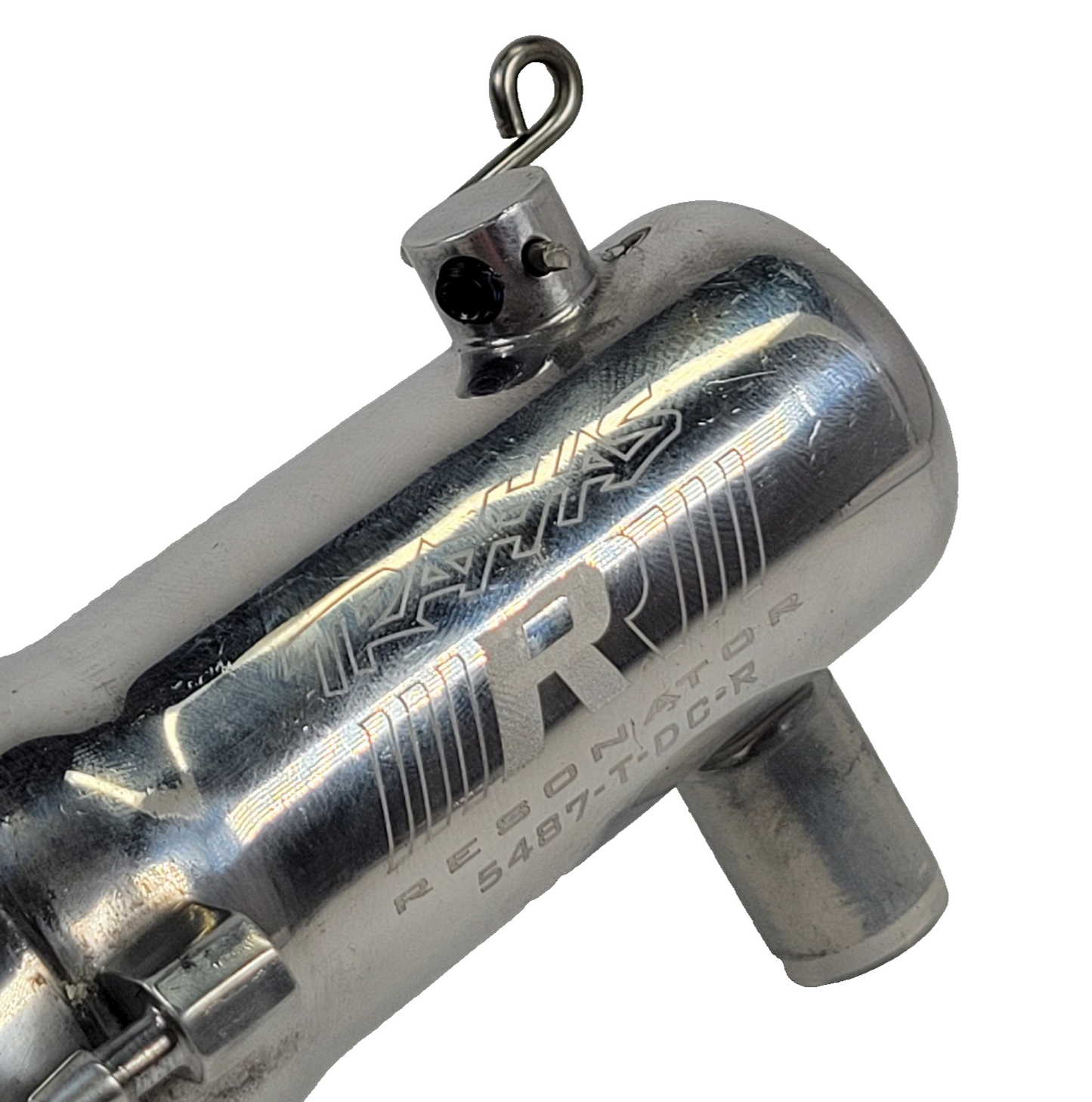 Fits Traxxas T-Maxx 3.3 TUNED PIPE & Header Exhaust Resonator & Mount Bracket