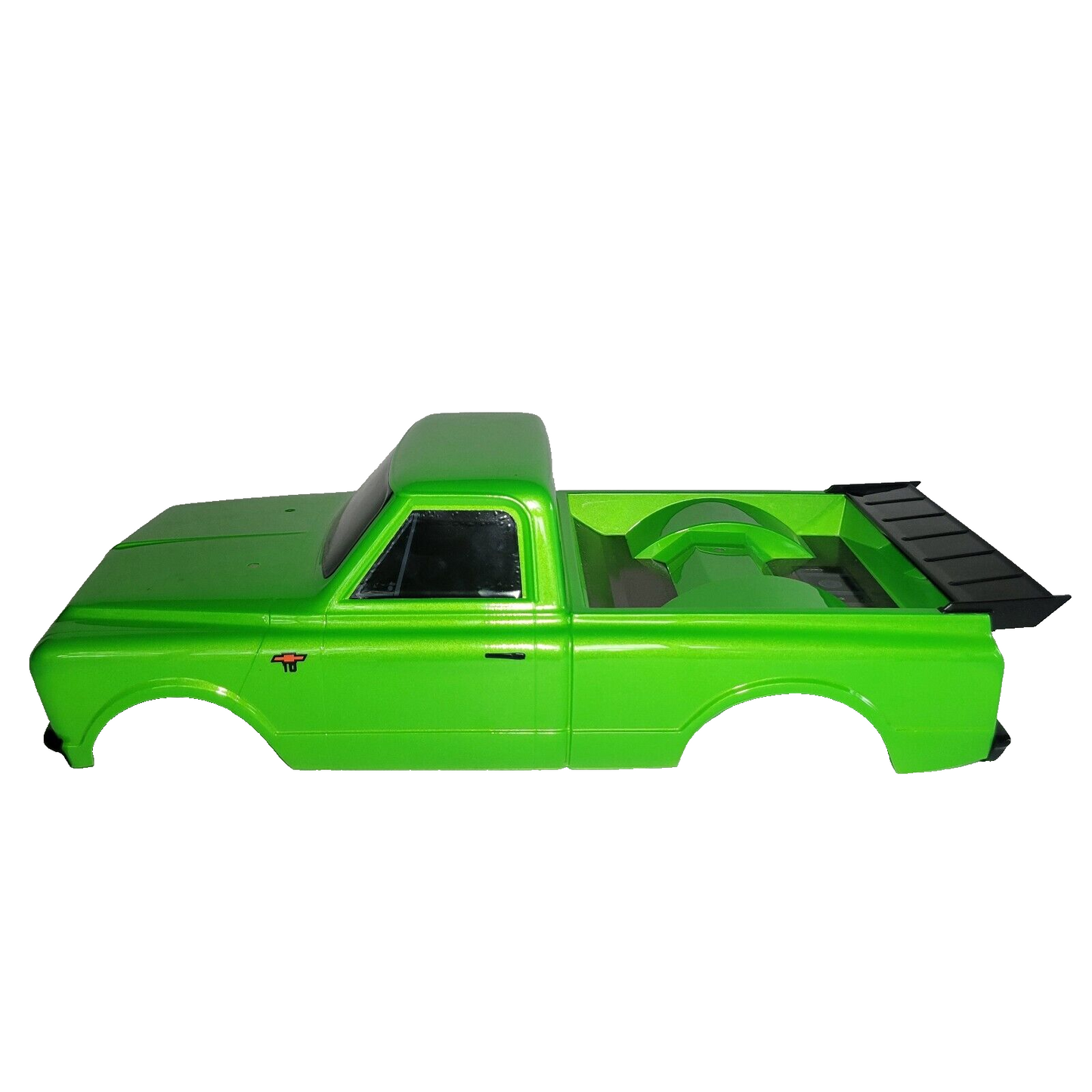 Fits Traxxas Drag Slash Green C10 Chevrolet Painted Body w/ Wing Grill Bumpers