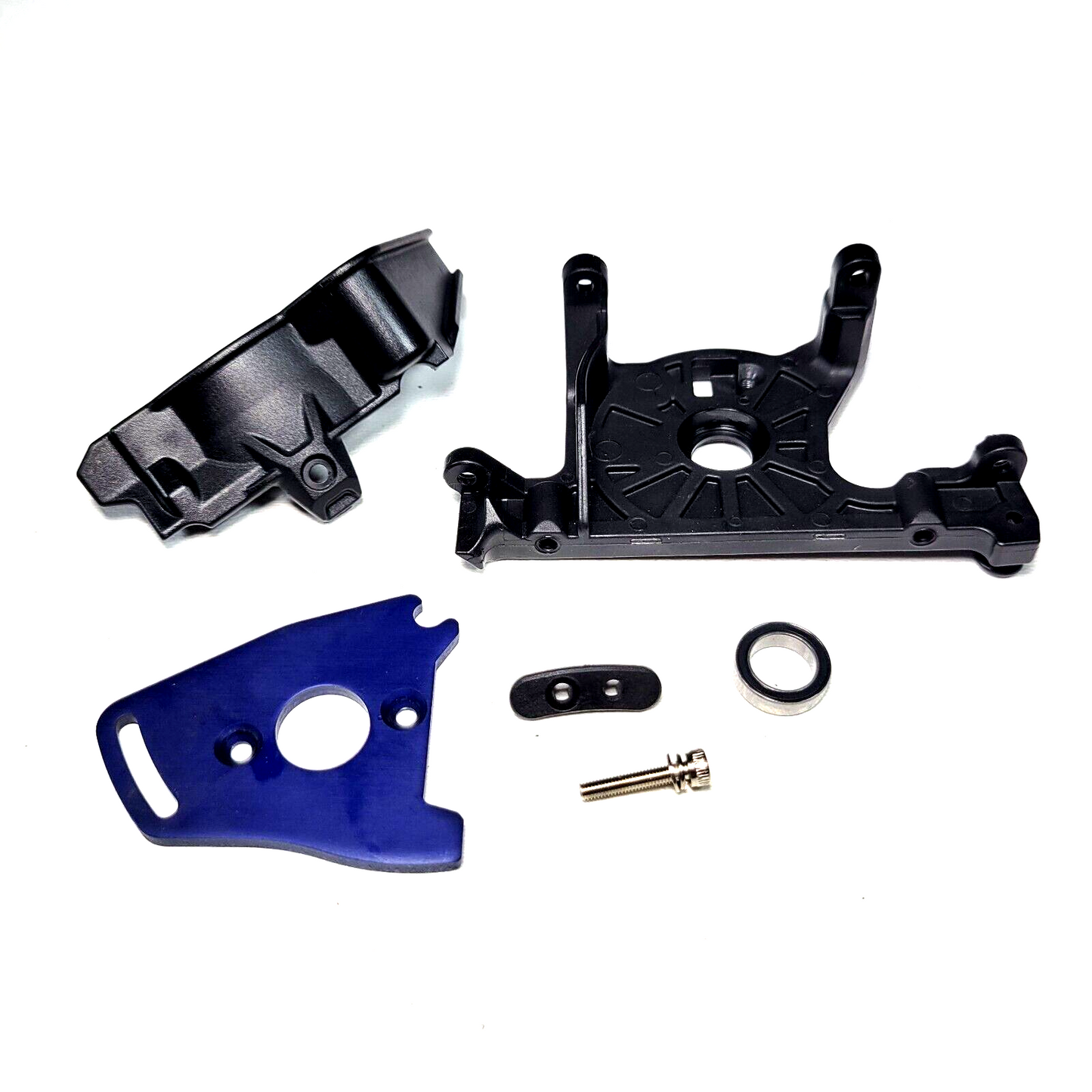 Fits Traxxas Rustler Ultimate 4x4 VXL Motor Mount Gear Cover LCG Chassis Bearing