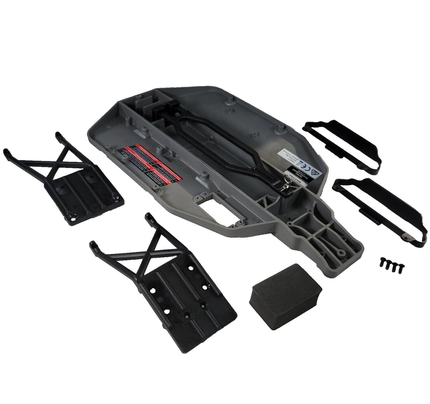 Fits Traxxas 2wd Slash Chassis Frame Battery Strap Nerf Bars Skid Plates XL5 VXL