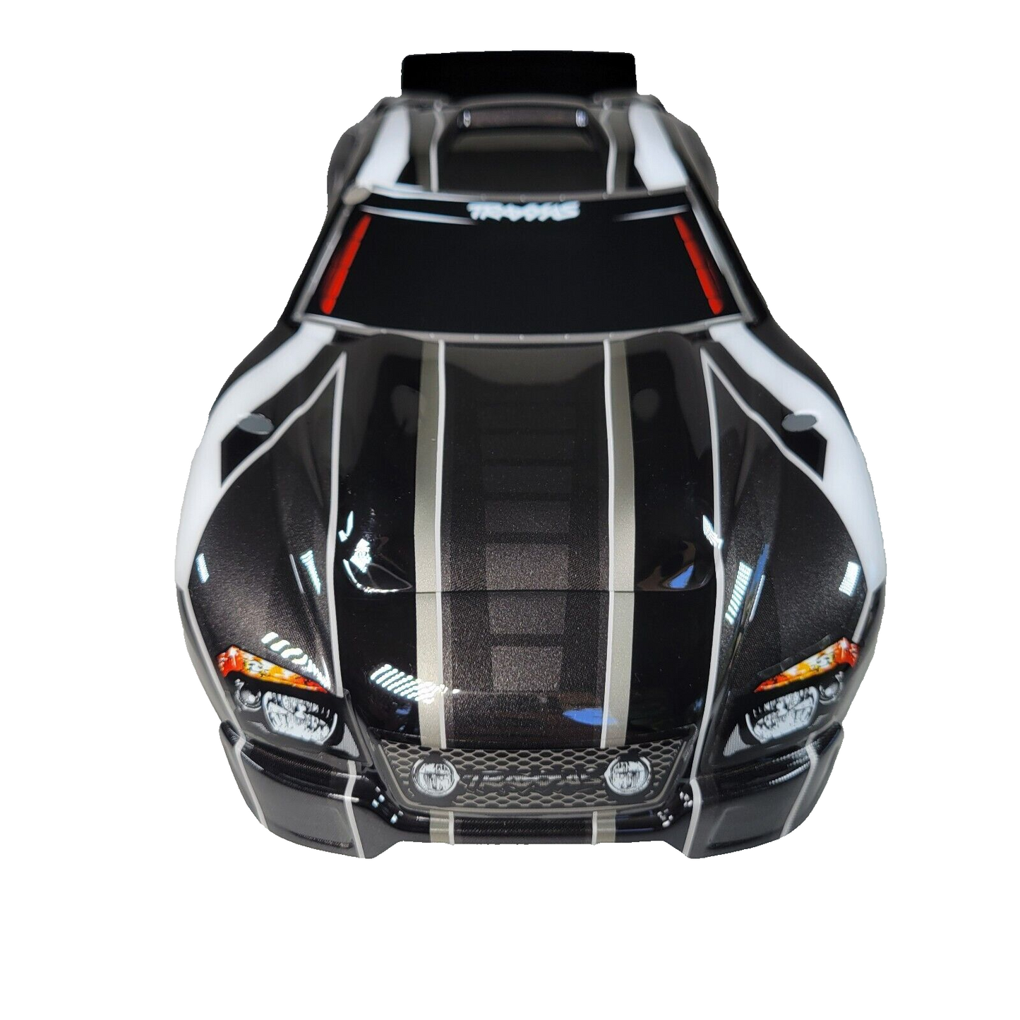 Fits Traxxas 2wd Rustler Black White Factory Painted Body Decals XL-5 / VXL
