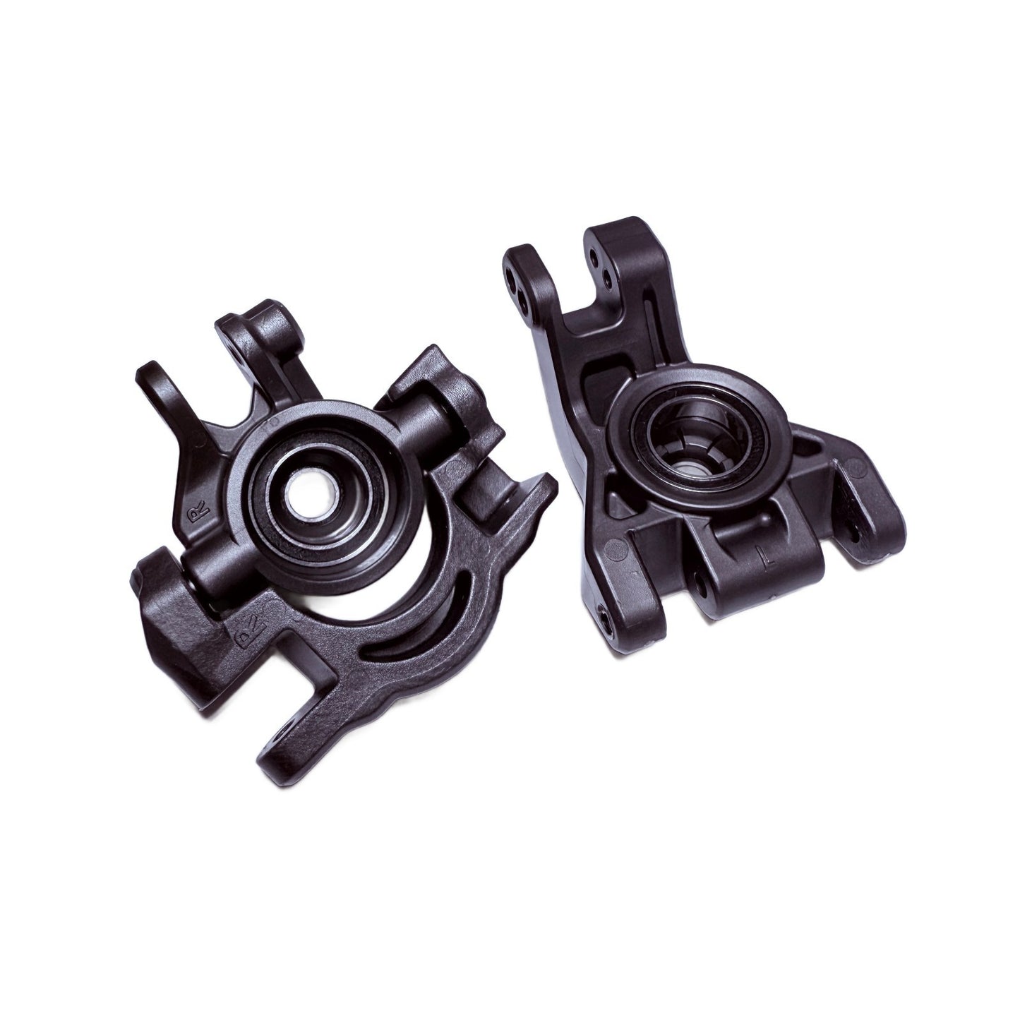 Fits Traxxas Jato 4x4 VXL Heavy Duty Knuckles Hub Bearing Carriers Block Black
